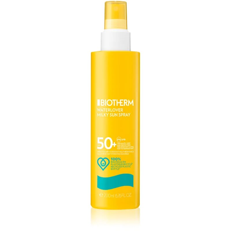 Biotherm Waterlover Milky Sun Spray SPF 50+ krema za sončenje SPF 50+ 200 ml