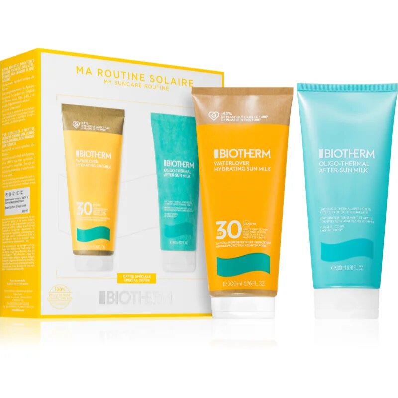 Biotherm Waterlover Sun Milk darilni set uniseks