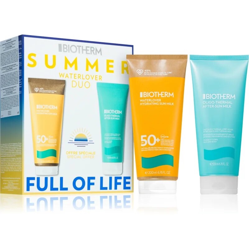Biotherm Waterlover Sun Milk darilni set uniseks