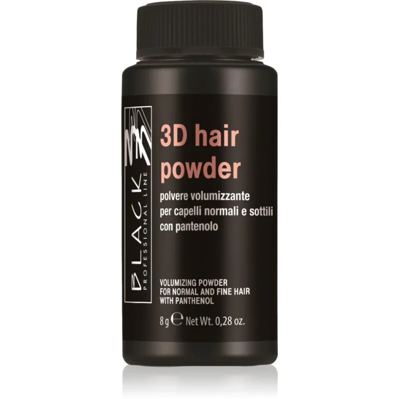 Black Professional Line 3D hair powder puder za lase za volumen 8 g