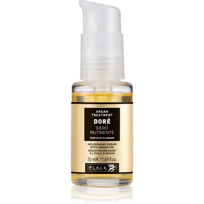 Black Professional Line Line DORÉ Nourishing Argan Oil Sérum serum za lase z arganovim oljem 50 ml