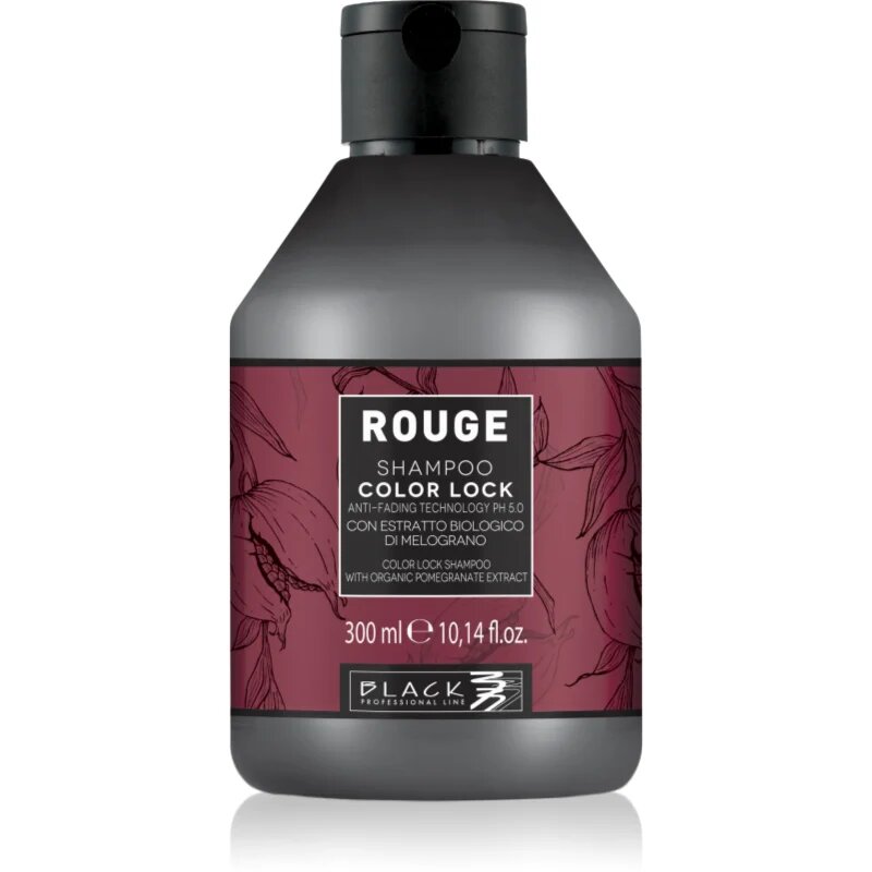 Black Professional Line Rouge Color Lock Shampoo zaščitni šampon za barvane lase 300 ml