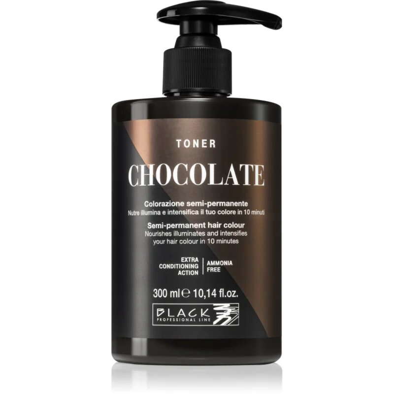 Black Professional Line Toner toner za naravne odtenke Chocolate 300 ml