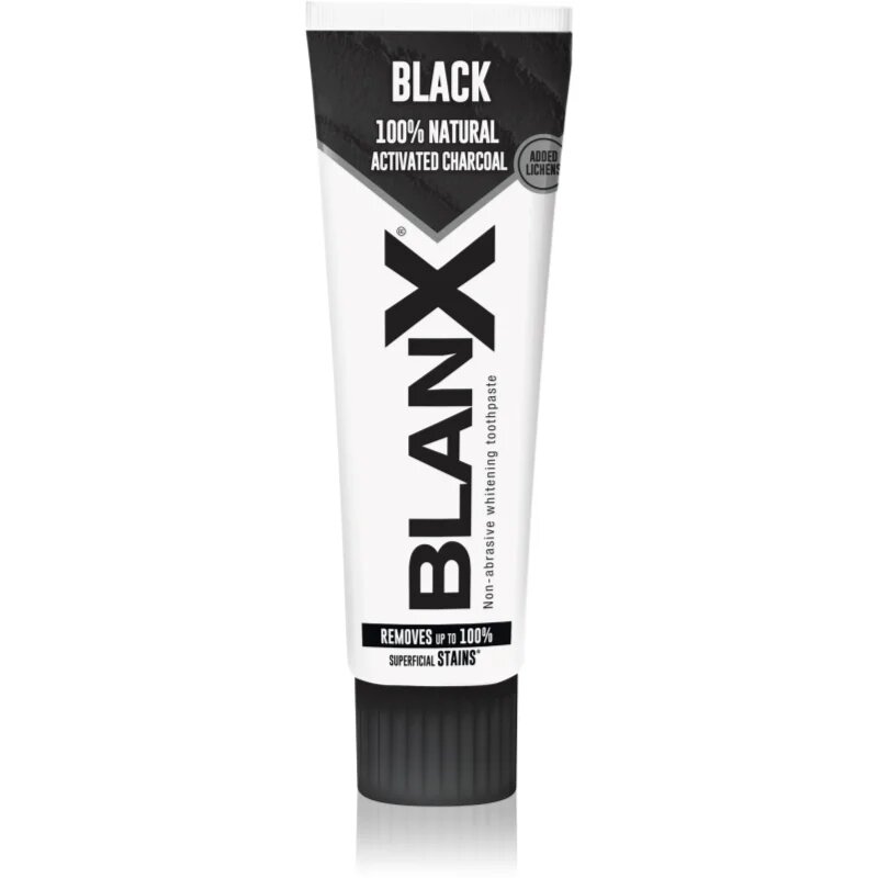 BlanX Black belilna zobna pasta z aktivnim ogljem 75 ml