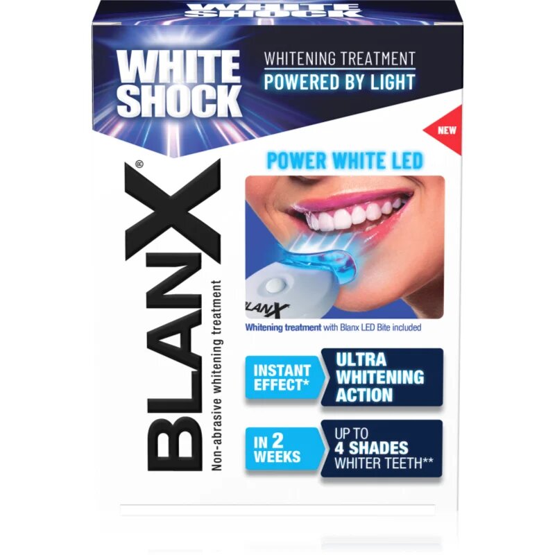 BlanX White Shock Power White belilni set za zobe