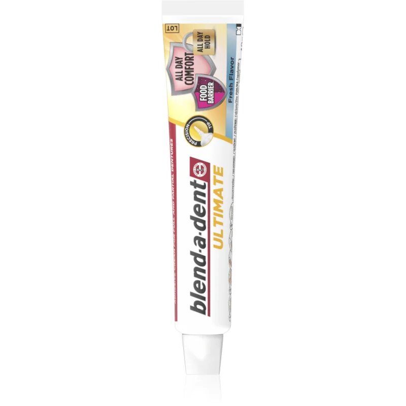 Blend-a-dent Ultimate Fresh pričvrstilna krema za celotne in delne zobne proteze 40 g
