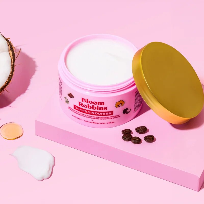 Bloom Robbins Growth & Nourish Hair Mask hranilna maska za lase za vse tipe las 250 ml