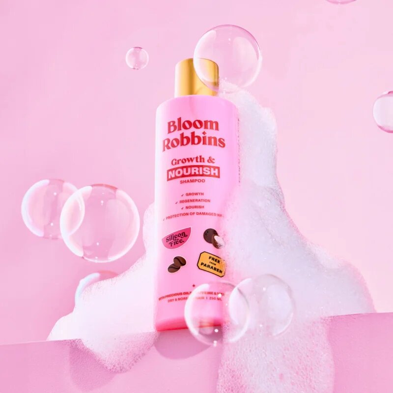 Bloom Robbins Growth & Nourish šampon za zdrave in lepe lase 250 ml