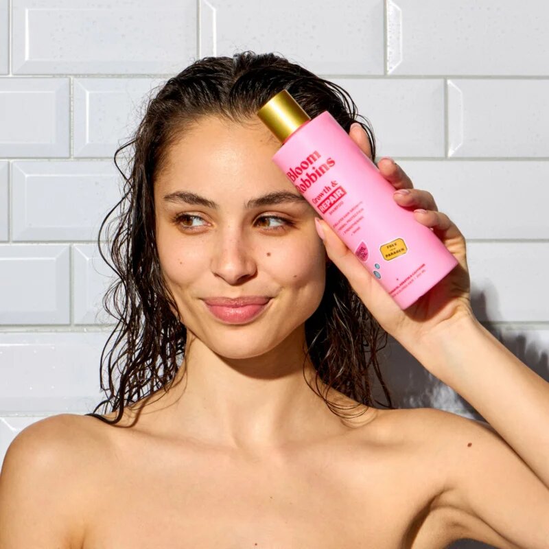 Bloom Robbins Growth & Repair šampon za suhe in poškodovane lase 250 ml