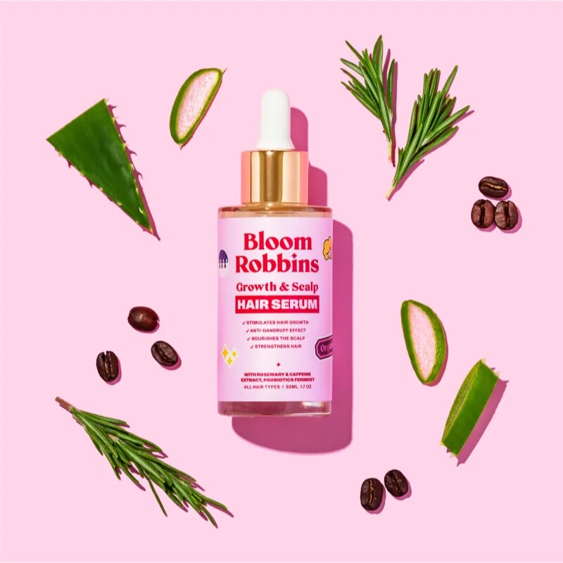 Bloom Robbins Growth & Scalp HAIR SERUM serum za vse tipe las 50 ml