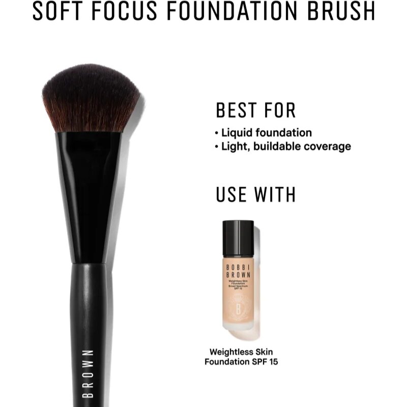 Bobbi Brown Brush Soft Focus FDT čopič za make-up 1 kos