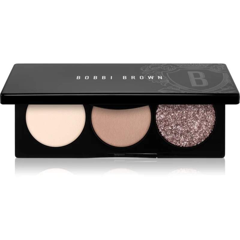 Bobbi Brown Essential Eye Shadow Trios paleta senčil za oči za popoln videz odtenek Everyday Greys 44 g