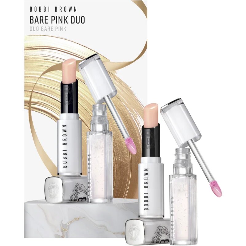 Bobbi Brown Holiday Bare Pink Duo darilni set za ustnice