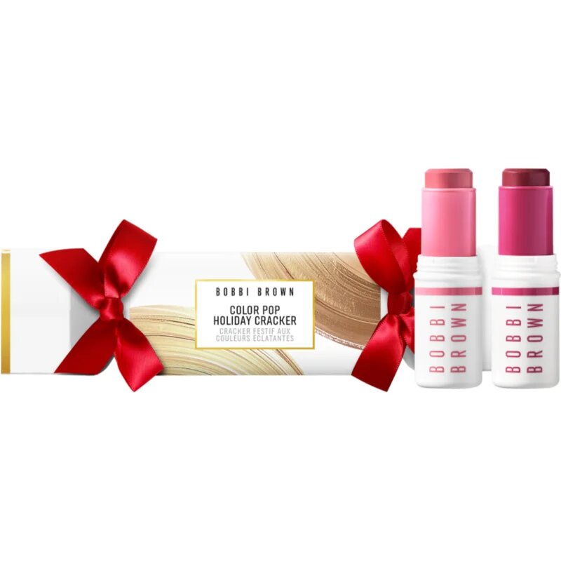 Bobbi Brown Holiday Color Pop Holiday Cracker darilni set odtenek Cheeky Pink / Plum Envy