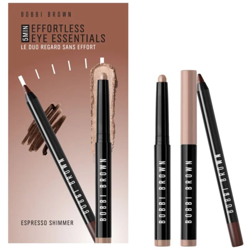 Bobbi Brown Holiday Effortless Eye Essentials darilni set odtenek Espresso Shimmer