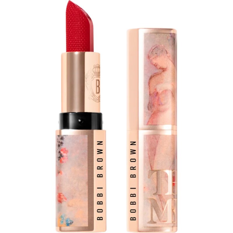 Bobbi Brown Holiday Luxe Lipstick kremasta šminka odtenek Parisian Red 3.5 g