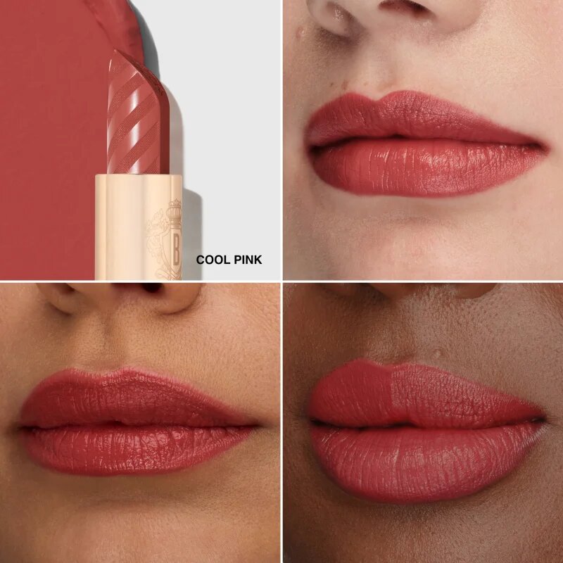 Bobbi Brown Holiday Luxe Lipstick visoko pigmentirana kremasta šminka odtenek Cool Pink 3.5 g
