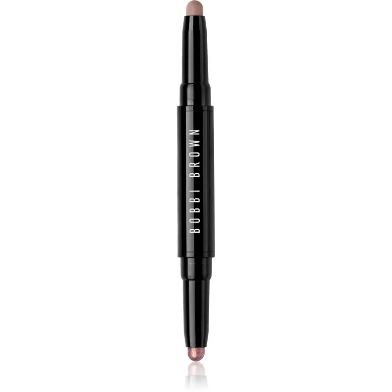 Bobbi Brown Long-Wear Dual-Ended Cream Shadow Stick senčila za oči v svičniku duo odtenek Pyrite / Muted Taupe 1.6 g
