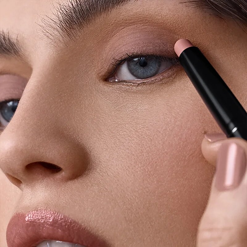 Bobbi Brown Long-Wear Dual-Ended Cream Shadow Stick senčila za oči v svičniku duo odtenek Pyrite / Muted Taupe 1.6 g