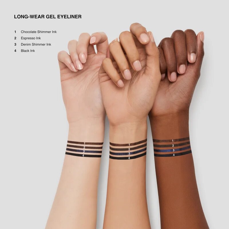 Bobbi Brown Long-Wear Gel Eyeliner črtalo za oči z gelasto teksturo odtenek Black Ink 3 g
