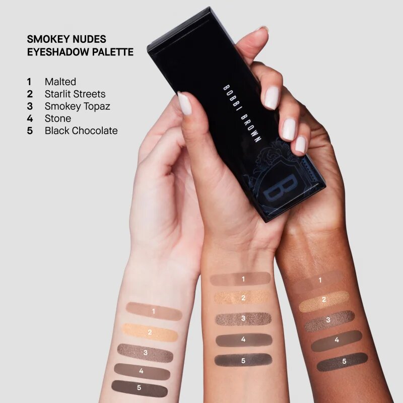 Bobbi Brown Nudes Eyeshadow Palette paleta senčil za oči odtenek Smokey Nudes 1 kos