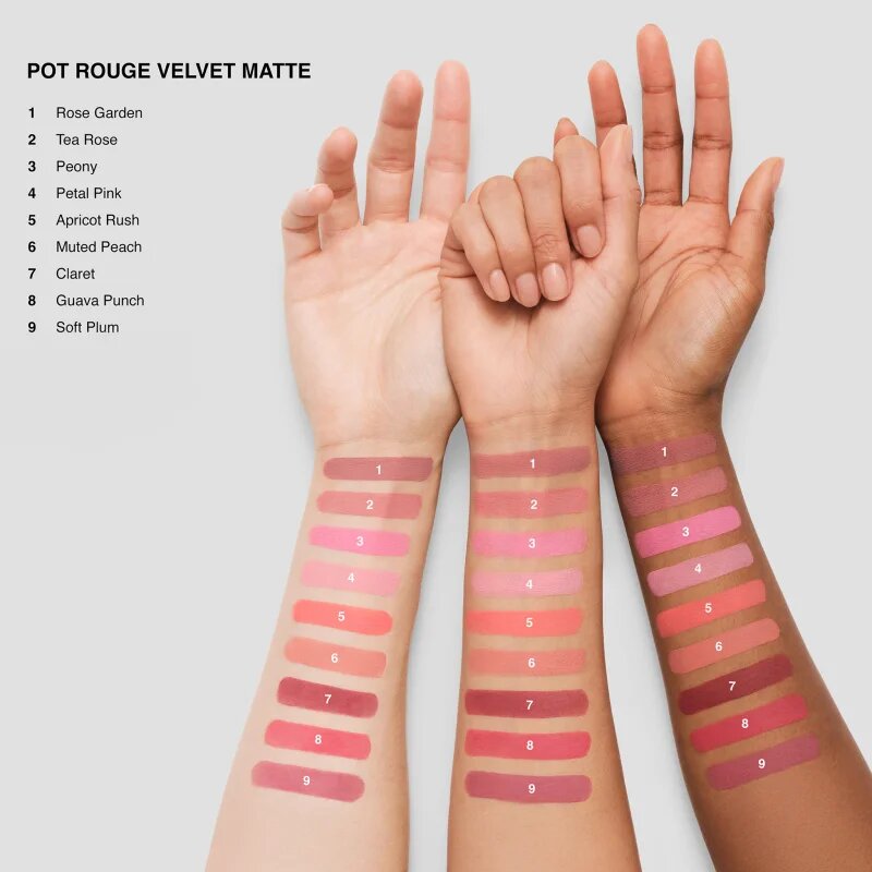 Bobbi Brown Pot Rouge Velvet Matte mat kremasto rdečilo odtenek Rose Garden 8.5 g
