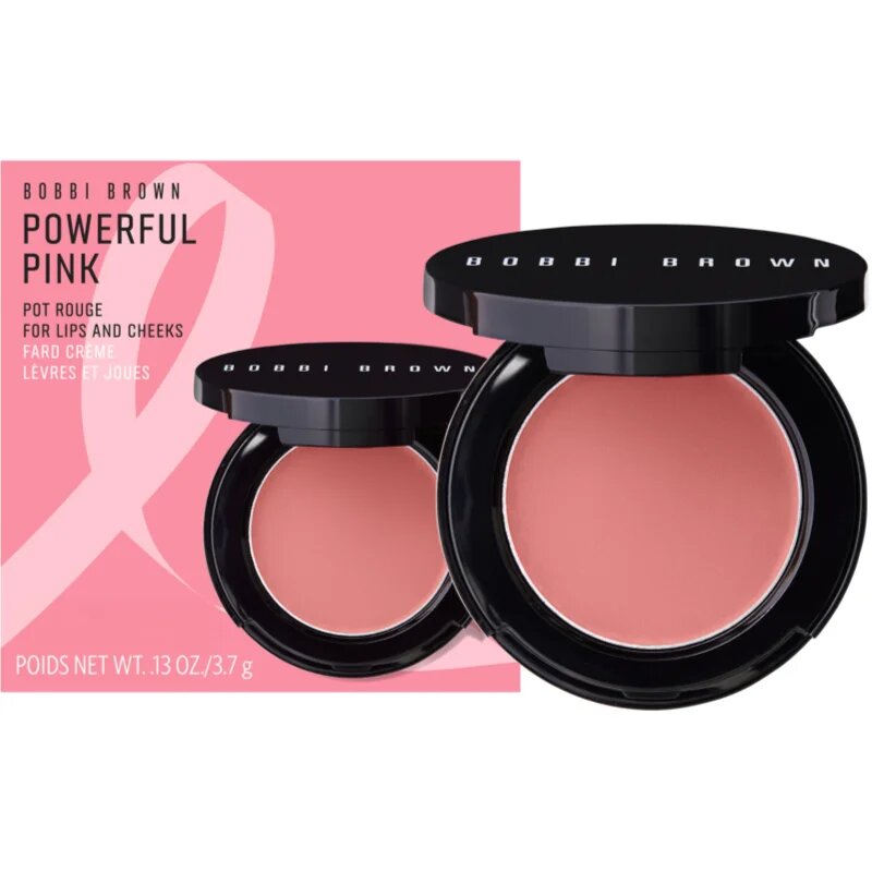 Bobbi Brown Powerful Pink Pot Rouge mat kremasto rdečilo odtenek Powder Pink 3.7 g