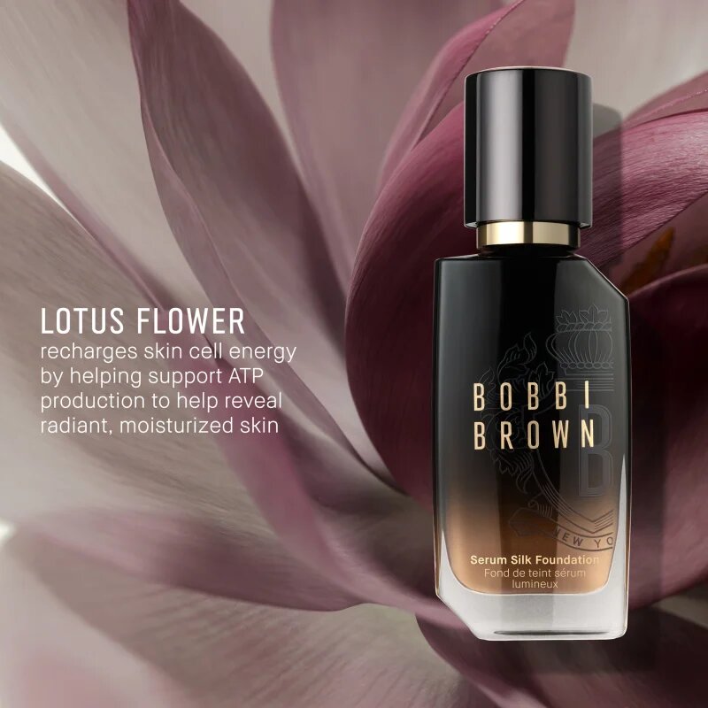 Bobbi Brown Serum Silk Foundation lahki tekoči puder s posvetlitvenim učinkom odtenek Warm Porcelain 30 ml