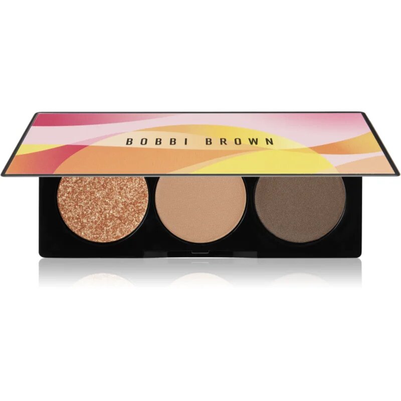 Bobbi Brown Sunkissed Glow The Essential Eyeshadow Trio paleta senčil za oči odtenek Golden Hour​​ 4.4 g