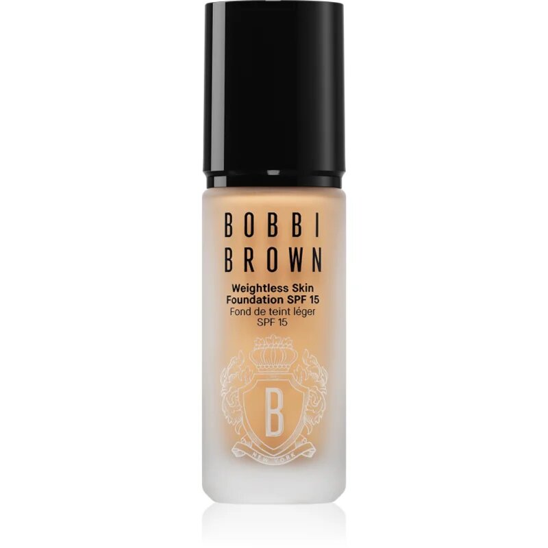Bobbi Brown Weightless Skin Foundation SPF 15 Mini dolgoobstojni matirajoči tekoči puder z vlažilnim učinkom odtenek Warm Honey 13 ml