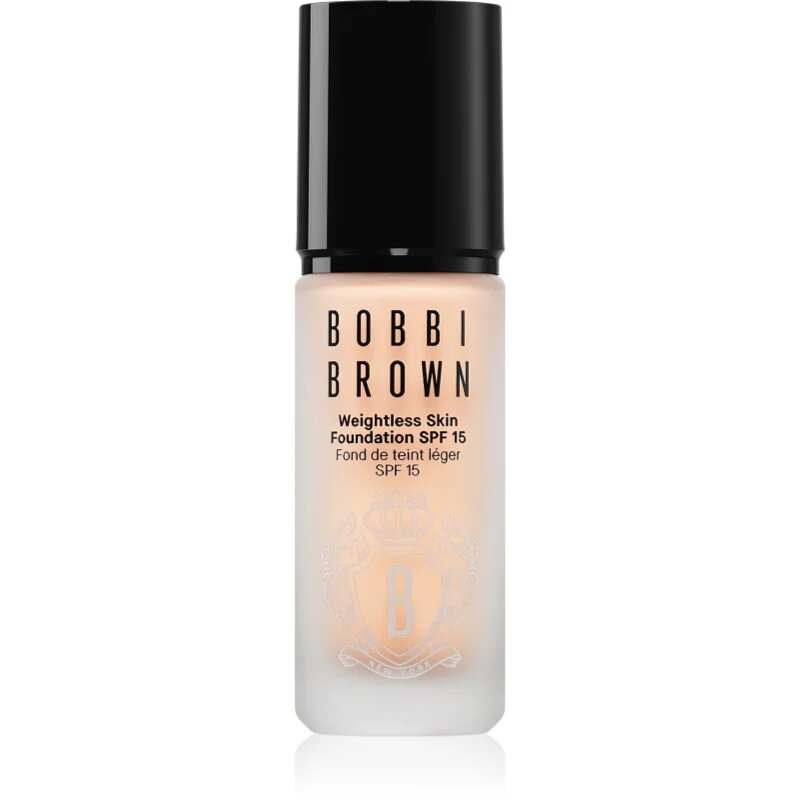 Bobbi Brown Weightless Skin Foundation SPF 15 Mini dolgoobstojni matirajoči tekoči puder z vlažilnim učinkom odtenek Warm Porcelain 13 ml