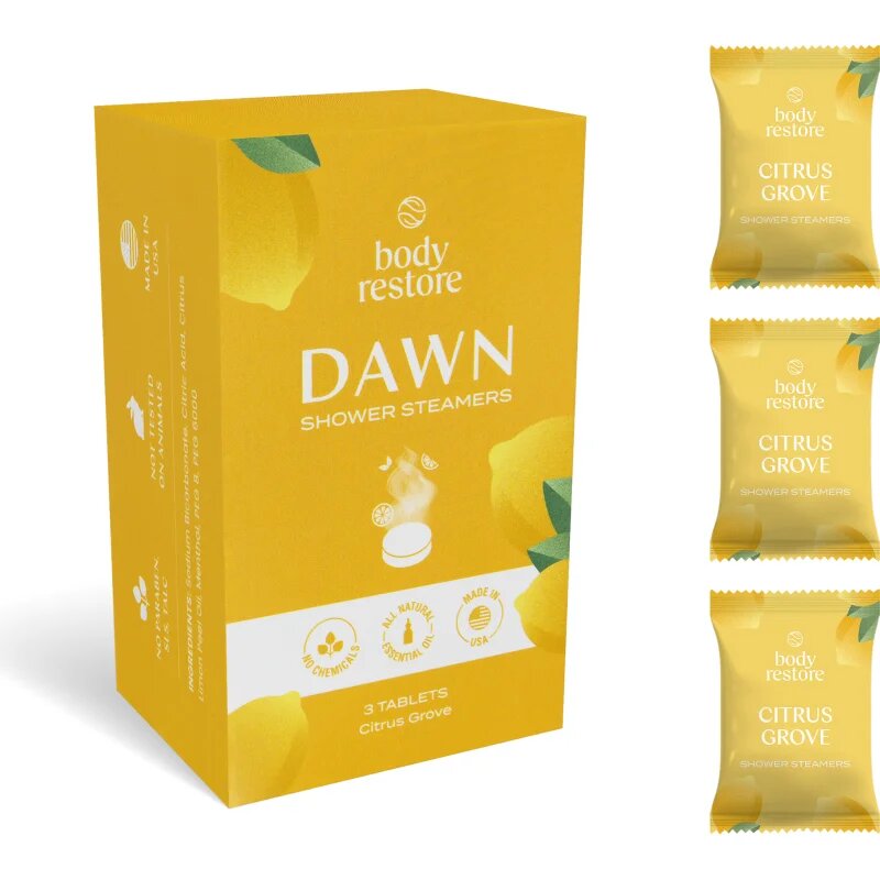 Body Restore Dawn tablete za prho dišave Citrus Groove 3 kos