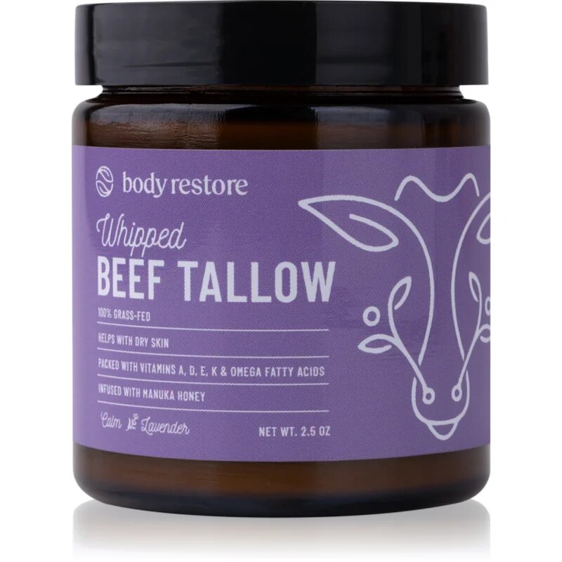 Body Restore Whipped Beef Tallow Balm Lavender hranilna krema za telo 73 ml