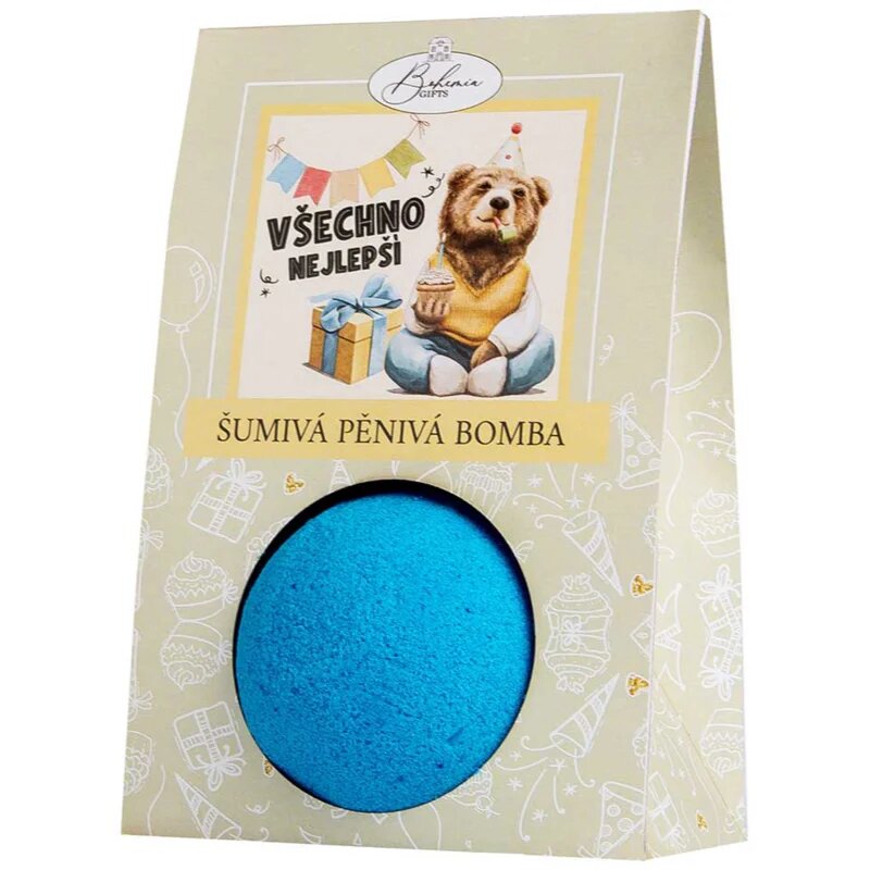 Bohemia Gifts Bath Bombs Happy Birthday kroglica za kopel 110 g