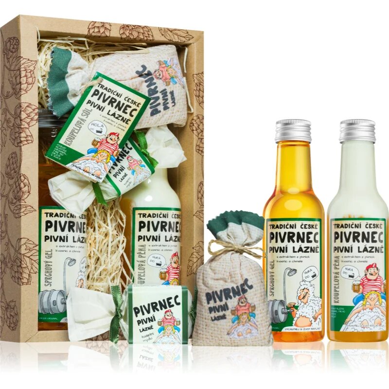 Bohemia Gifts Beer darilni set za kopel za moške