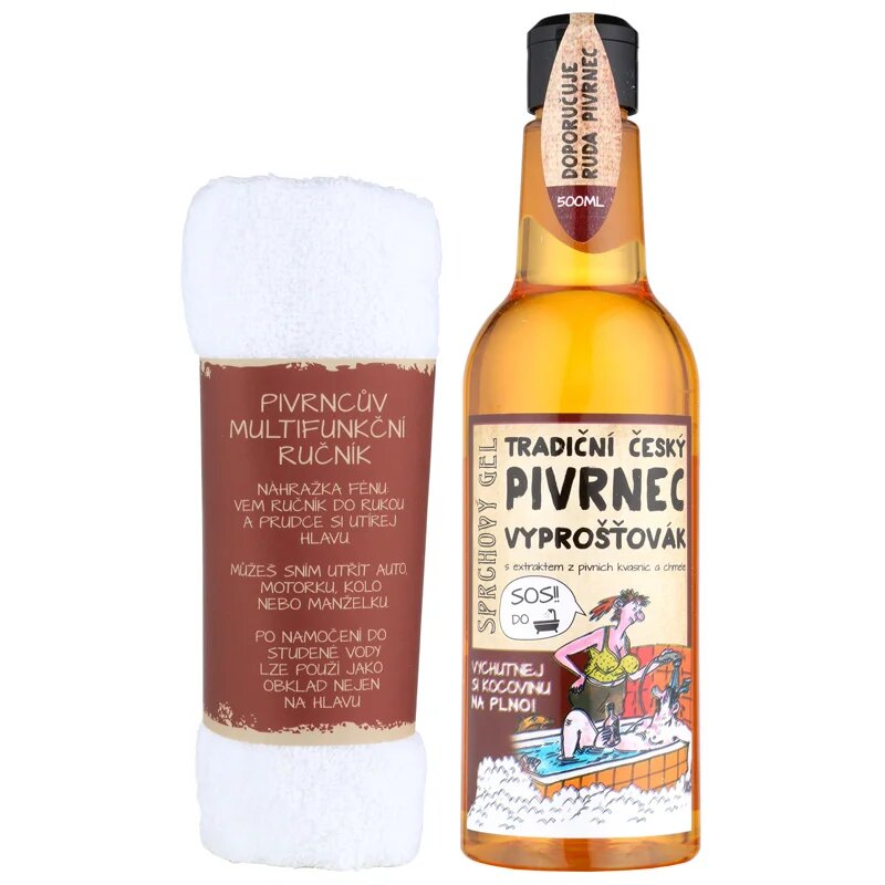 Bohemia Gifts Beer darilni set za tuš za moške