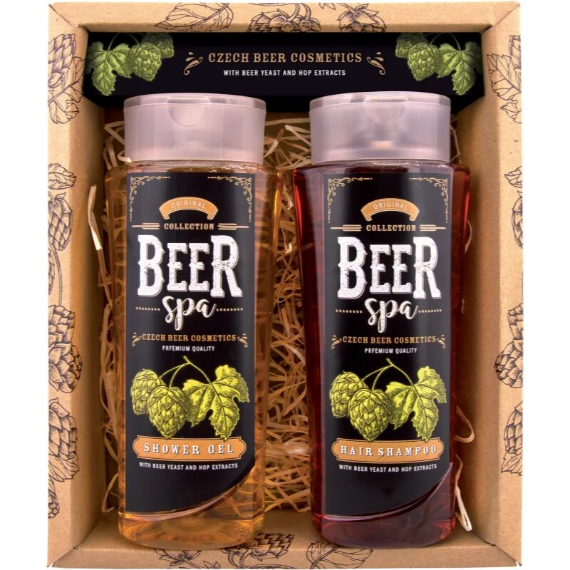 Bohemia Gifts Beer Spa darilni set za tuš za moške