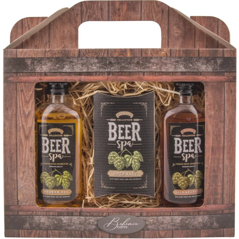 Bohemia Gifts Beer Spa darilni set za v kad za moške