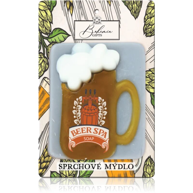 Bohemia Gifts Beer Spa ročno izdelano milo z glicerinom 85 g