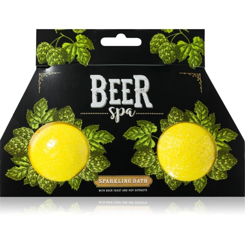 Bohemia Gifts Beer Spa šumeče kroglice za kopel 2x100 g