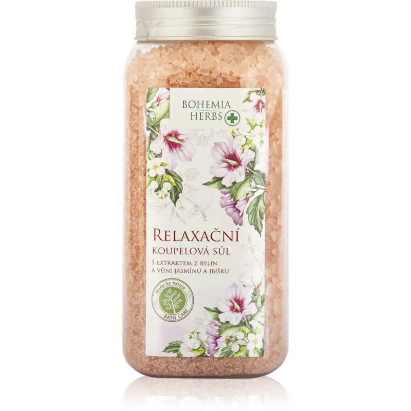 Bohemia Gifts Bohemia Herbs Jasmine & Hibiscus sol za kopel 900 g