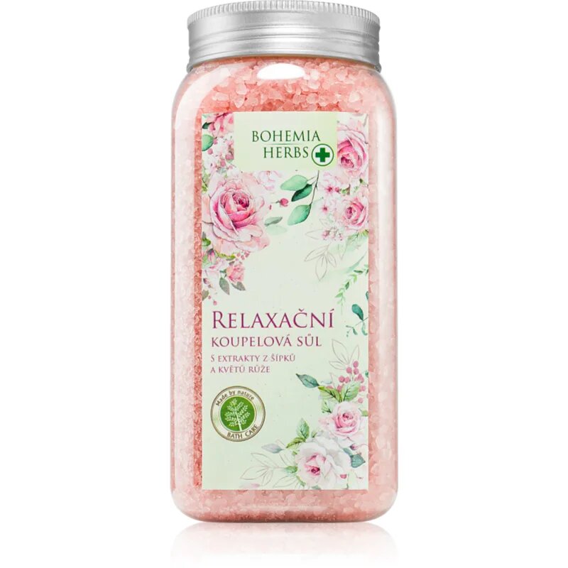 Bohemia Gifts Bohemia Herbs Rose sol za kopel 900 g