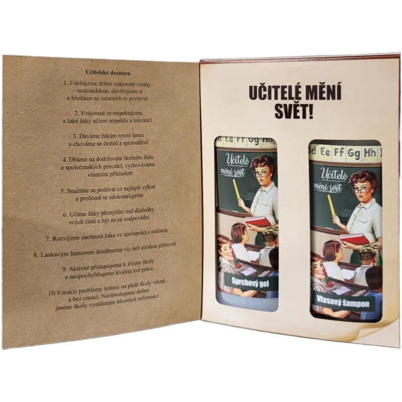Bohemia Gifts Book Teachers Change the World darilni set