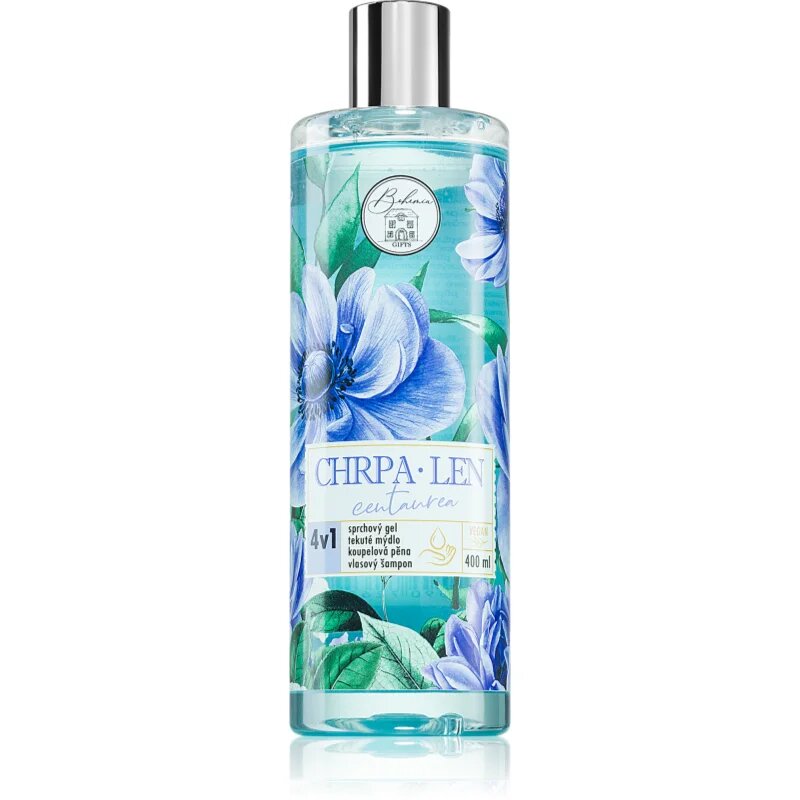 Bohemia Gifts Centaurea gel za umivanje za telo in lase 4 v 1 400 ml