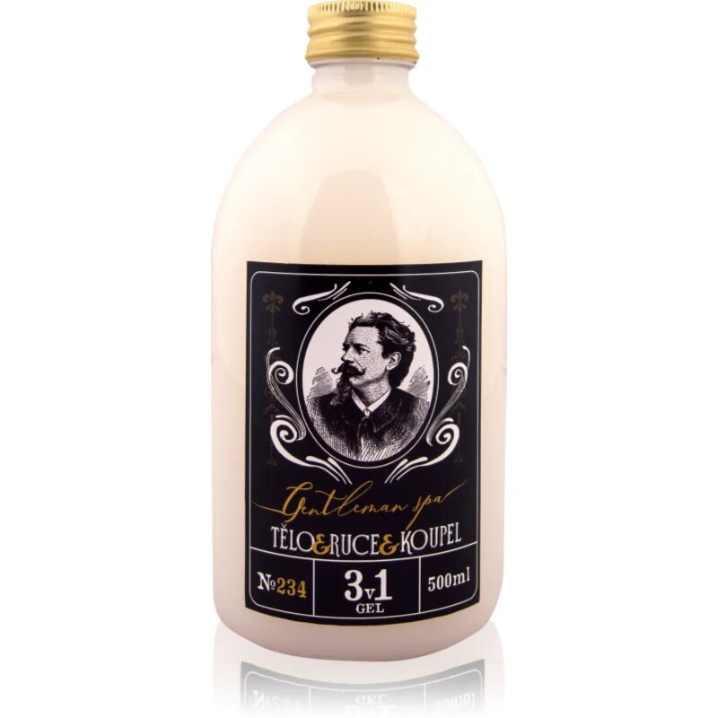 Bohemia Gifts Gentleman Spa gel za umivanje 3v1 500 ml