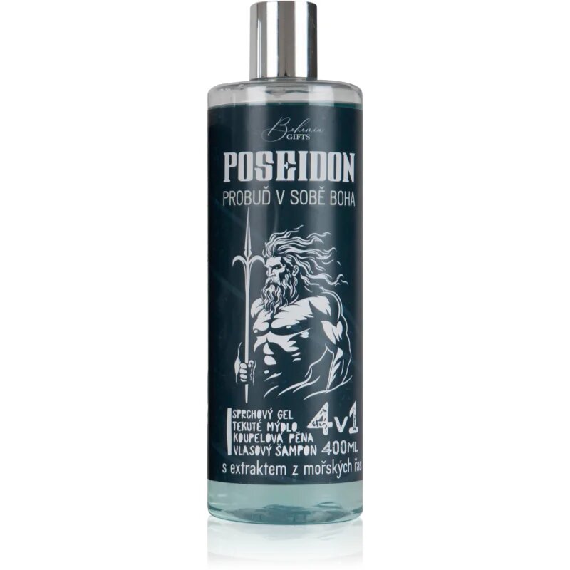 Bohemia Gifts Poseidon gel za umivanje 4 v 1 za moške 400 ml