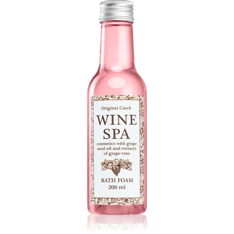 Bohemia Gifts Wine Spa relaksacijska oljasta pena za kopel 200 ml