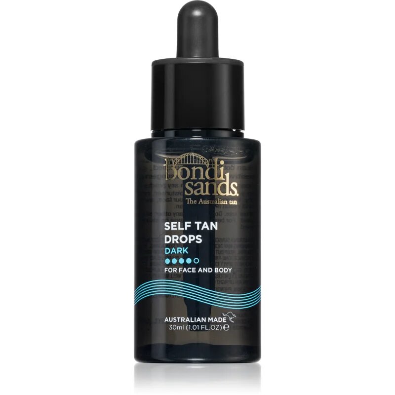Bondi Sands Self Tan Drops samoporjavitvene kapljice za obraz in telo Dark 30 ml