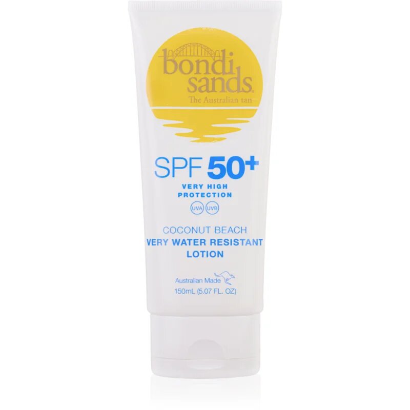 Bondi Sands SPF 50+ Coconut Beach krema za sončenje za telo SPF 50+ z vonjem Coconut 150 ml