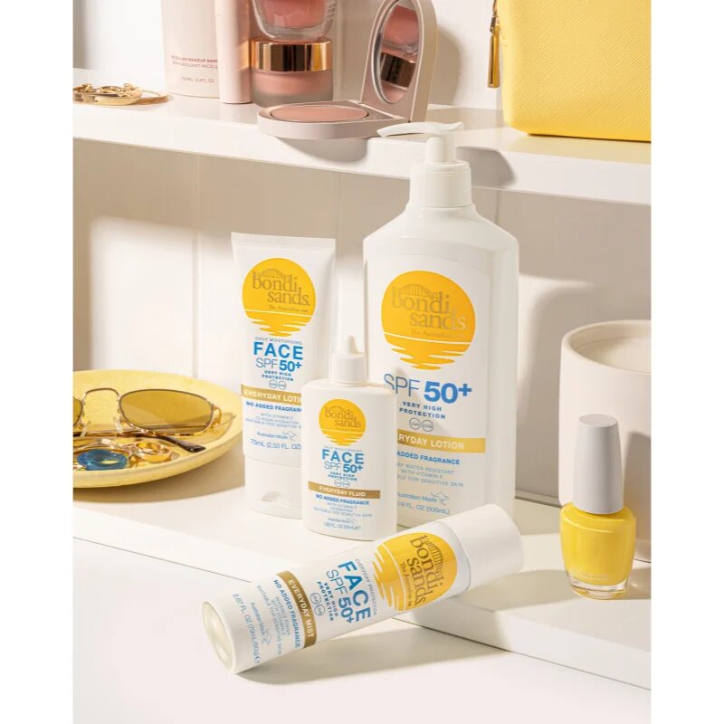 Bondi Sands SPF 50+ Everyday Face Fluid fluid za sončenje za obraz SPF 50+ 50 ml
